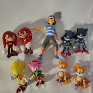 Sonic The Hedgehog, Knuckles & Friends Play Pieces (Used Please Read)